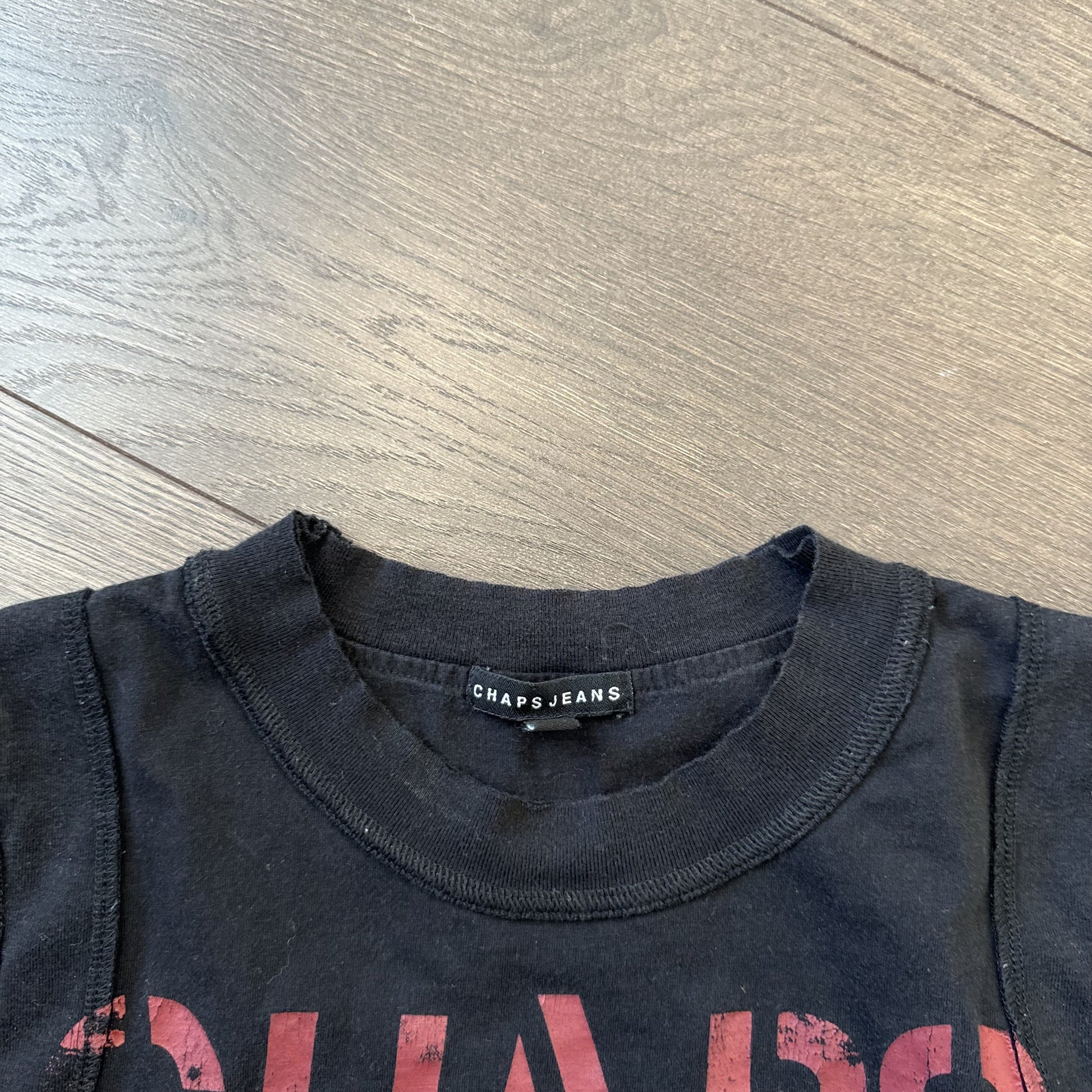 Vintage Chaps Jeans Sleeveless High Neck Graphic Tee – view 5