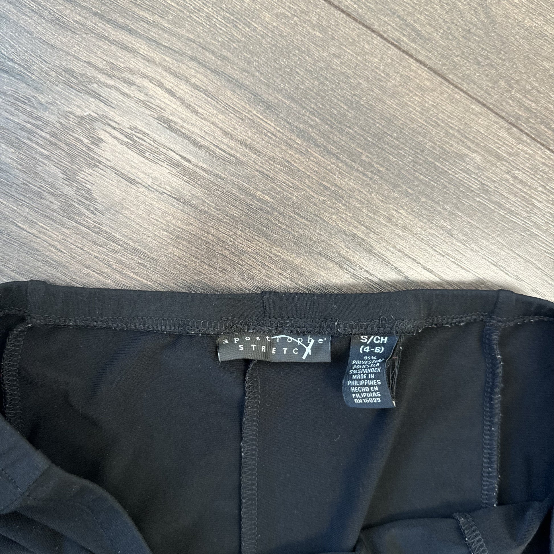 Vintage Black Flowy Midi Skirt – view 6