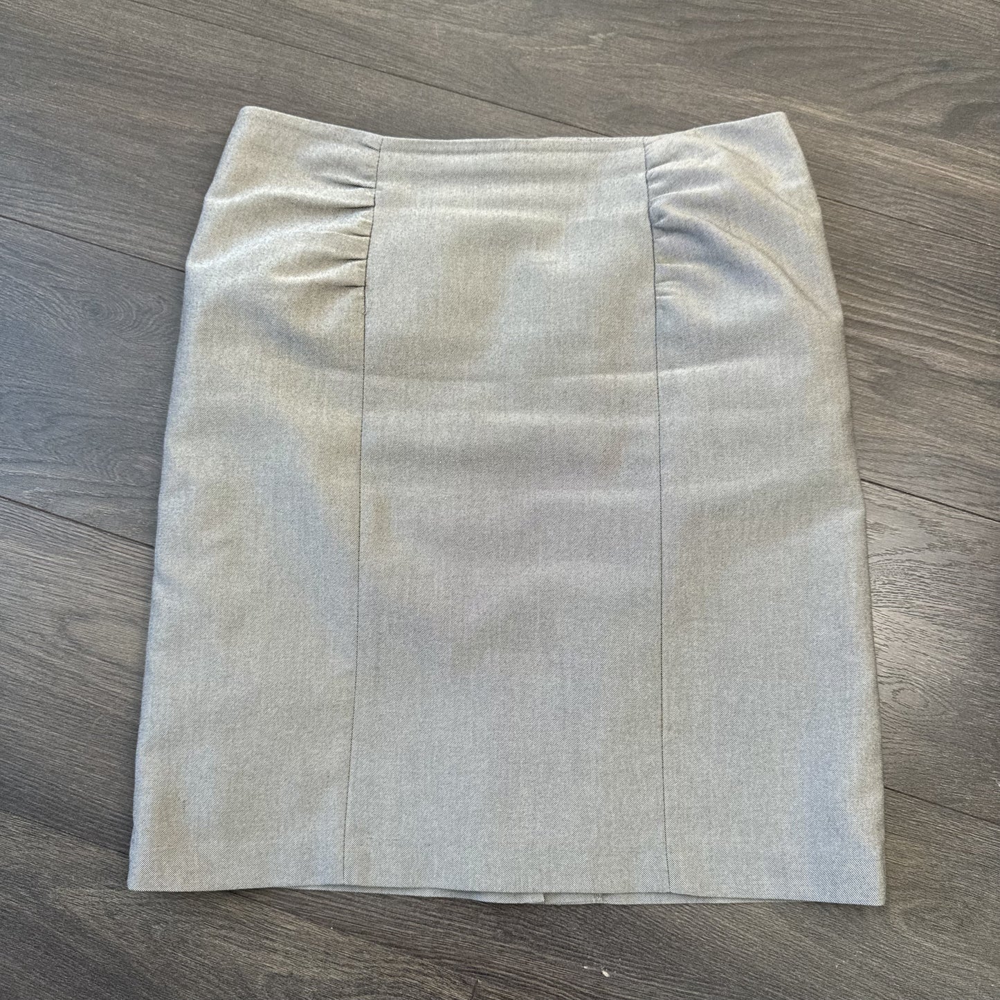 Light Brown Ruched Midi Skirt – view 7