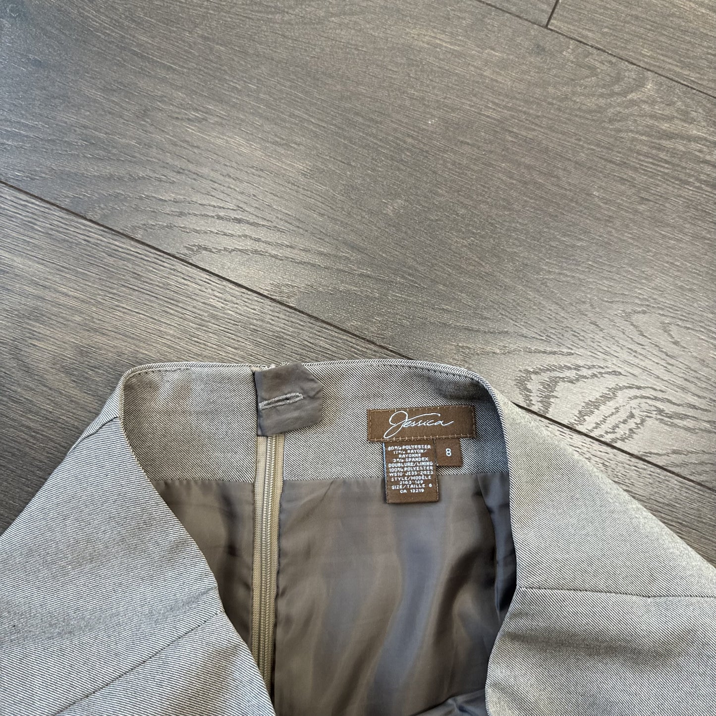 Light Brown Ruched Midi Skirt – view 6