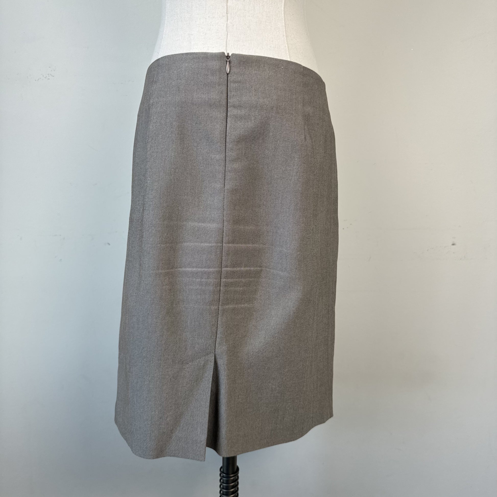 Light Brown Ruched Midi Skirt – view 4