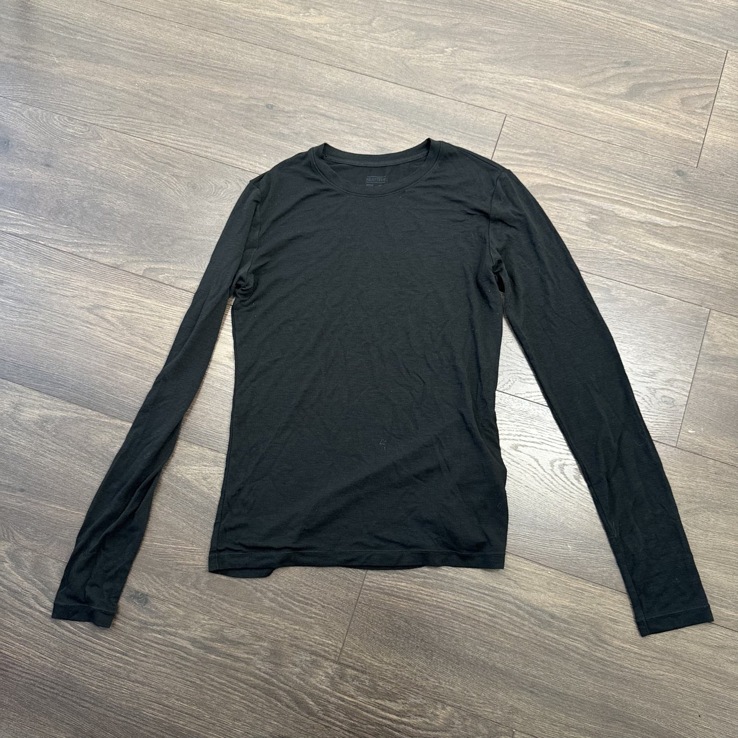 Uniqlo Black Thin Knit Slinky High Neck Long Sleeve Top – view 8