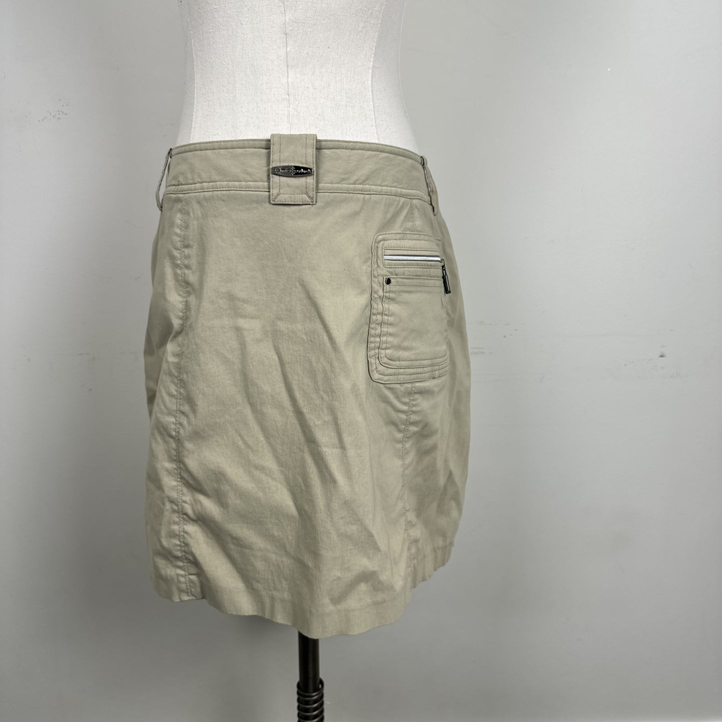 Vintage Jamie Sadock Beige Cargo Midi Skirt – view 4