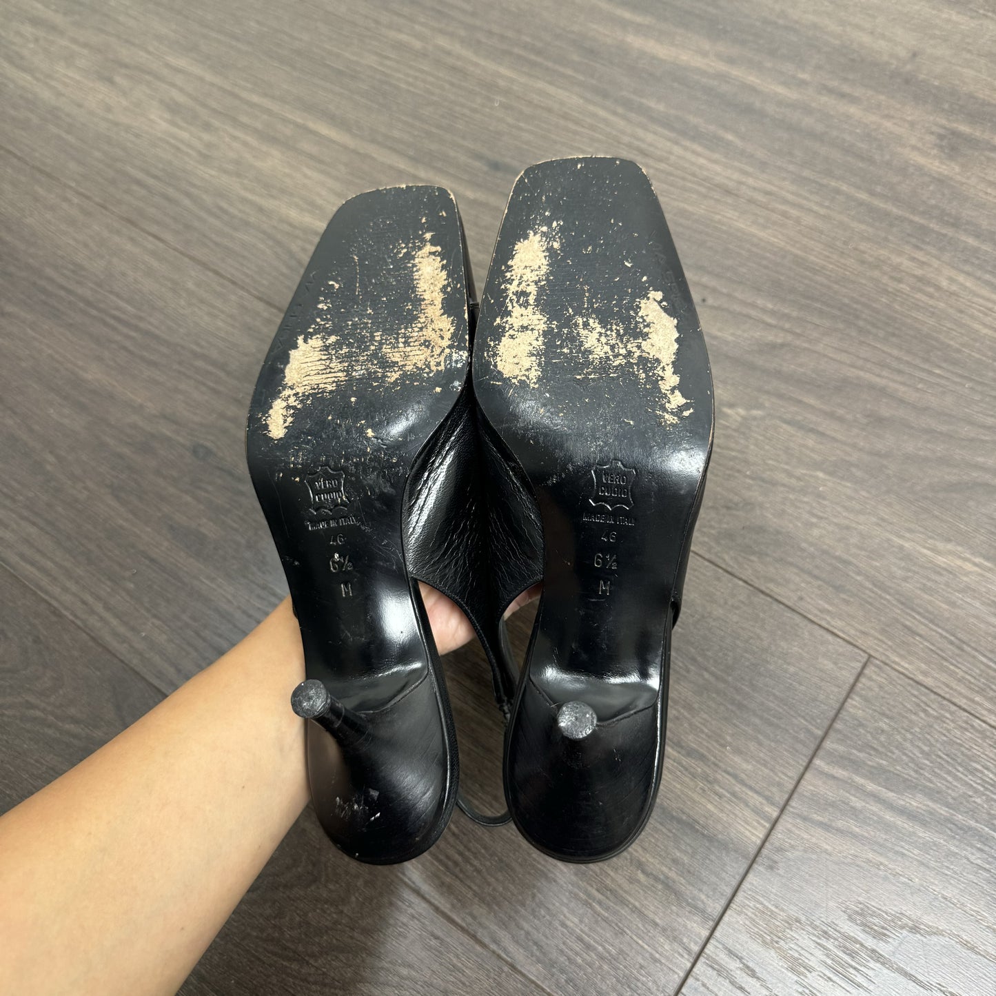 Vintage Via Spiga Made in Italy Chain Link Kitten Heels
