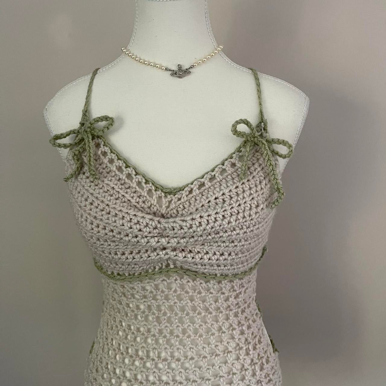 Backless Crochet Top | Crochet Crop Top | Transcend Vintage
