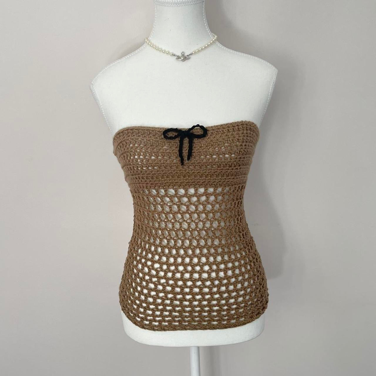 Backless Crochet Top