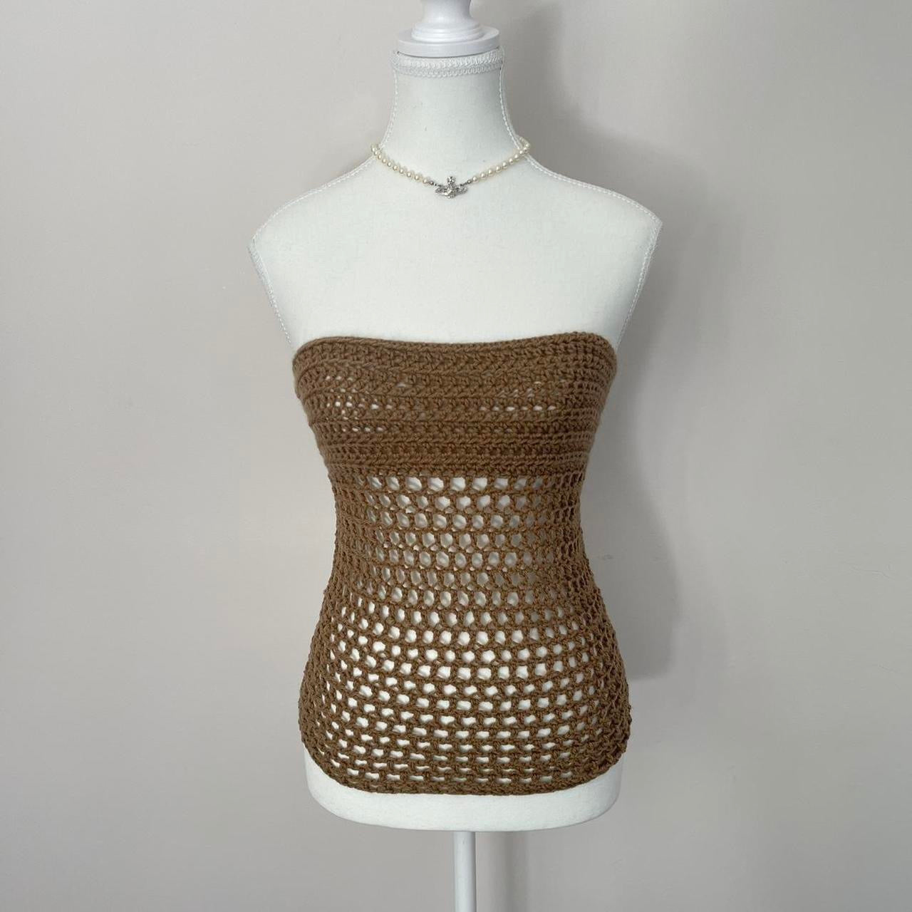 Backless Crochet Top