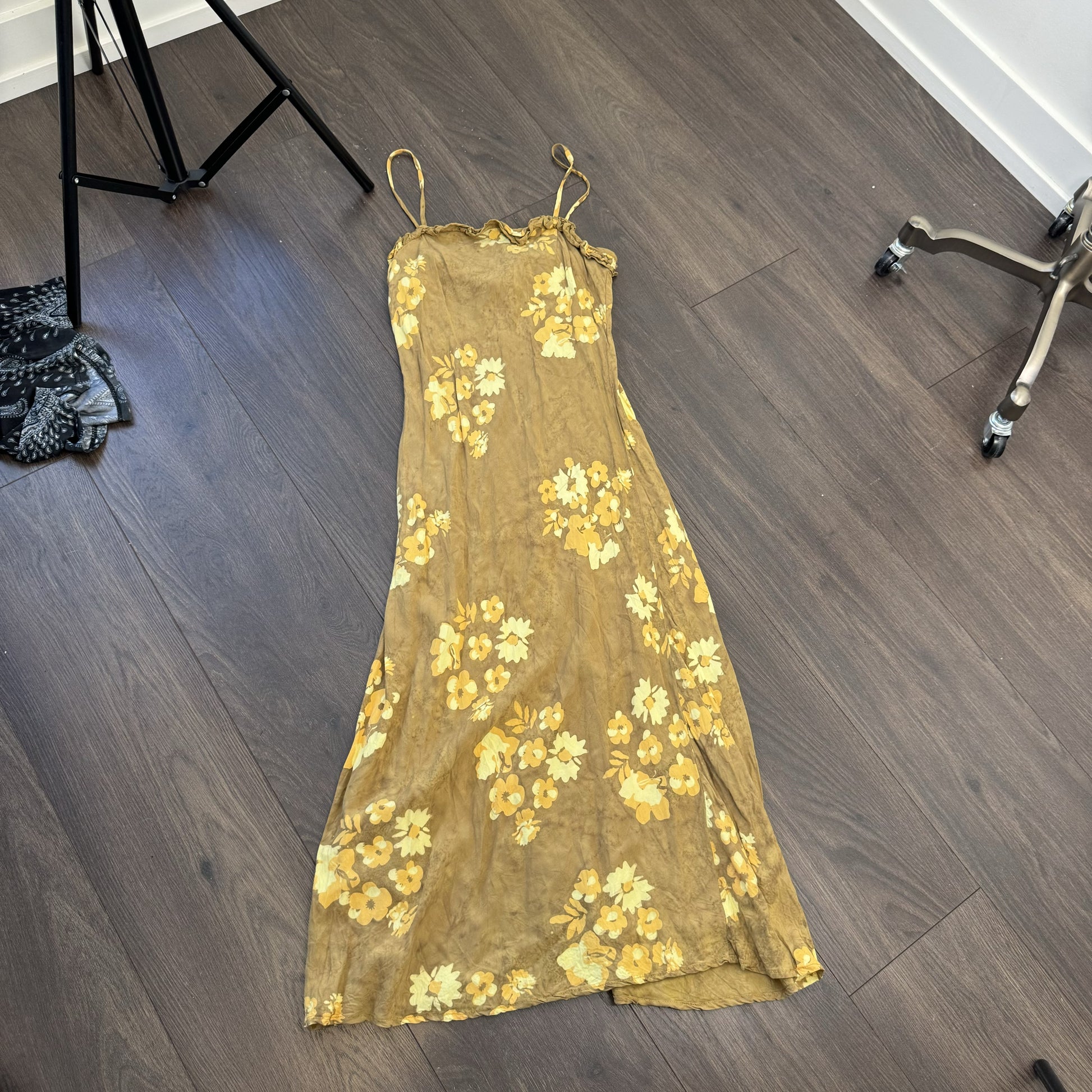 Nisa Dua Sand and Yellow Floral Sundress – view 9