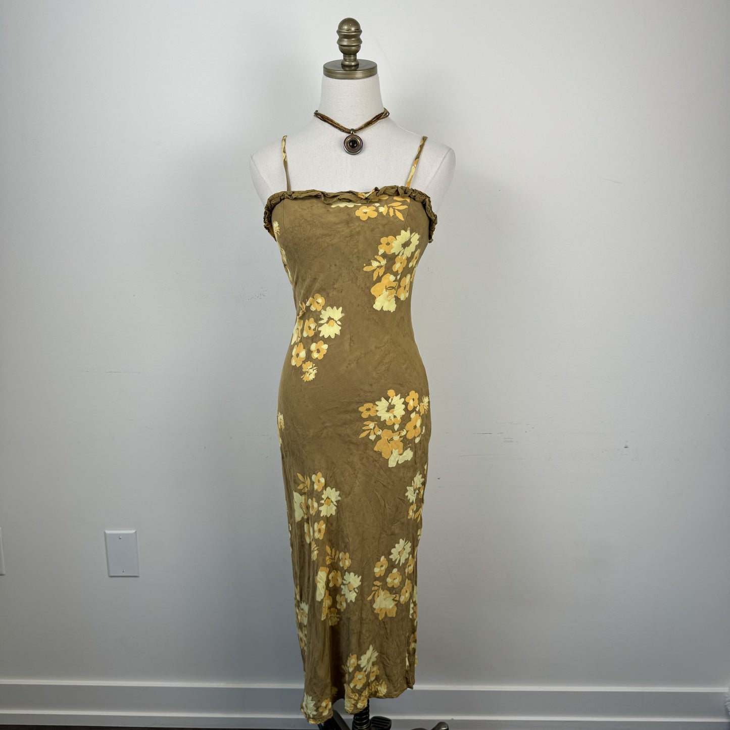 Nisa Dua Sand and Yellow Floral Sundress