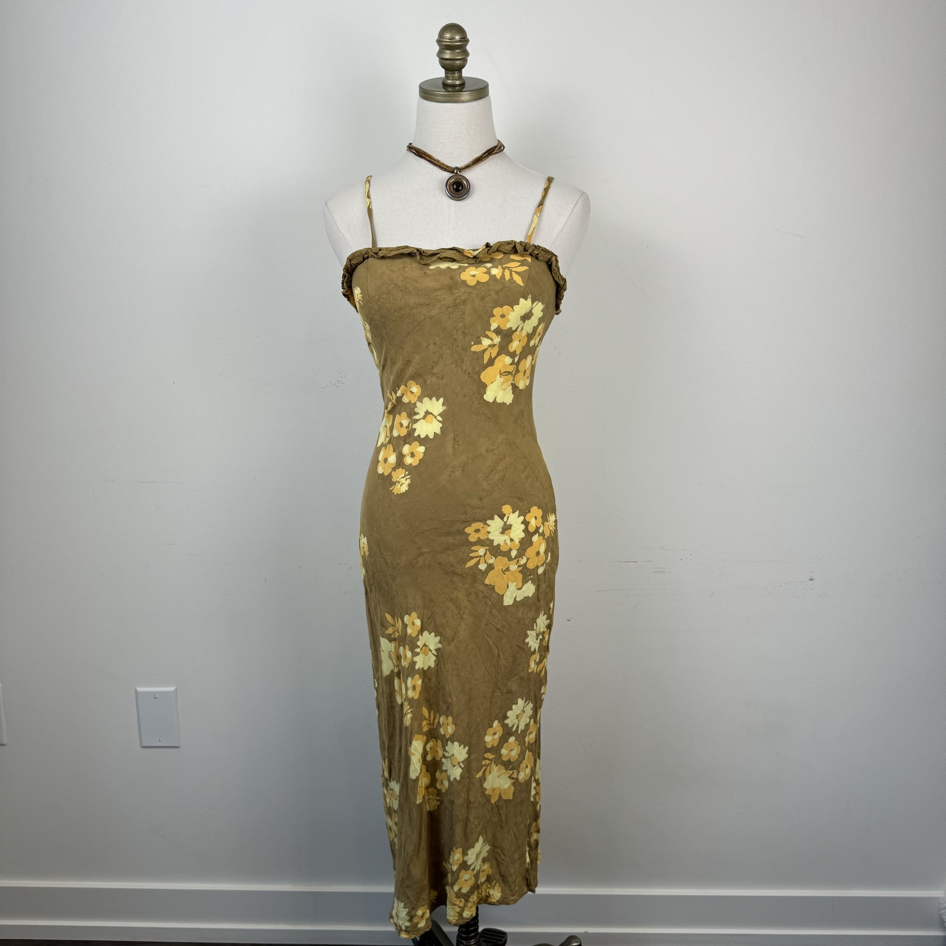 Nisa Dua Sand and Yellow Floral Sundress