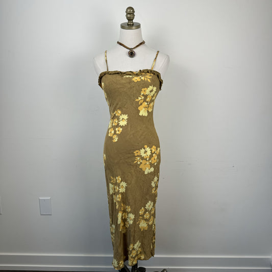 Nisa Dua Sand and Yellow Floral Sundress