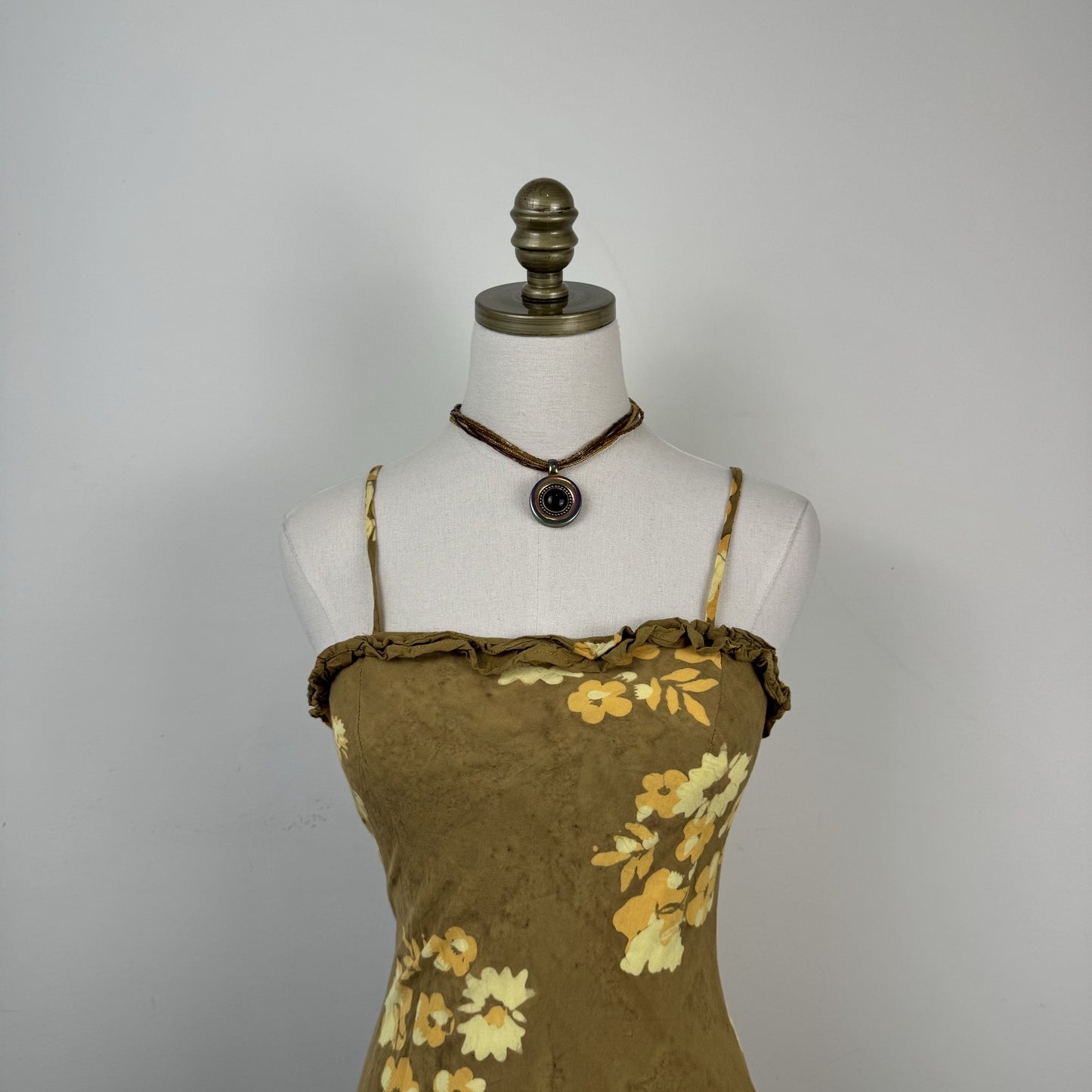 Nisa Dua Sand and Yellow Floral Sundress – view 7