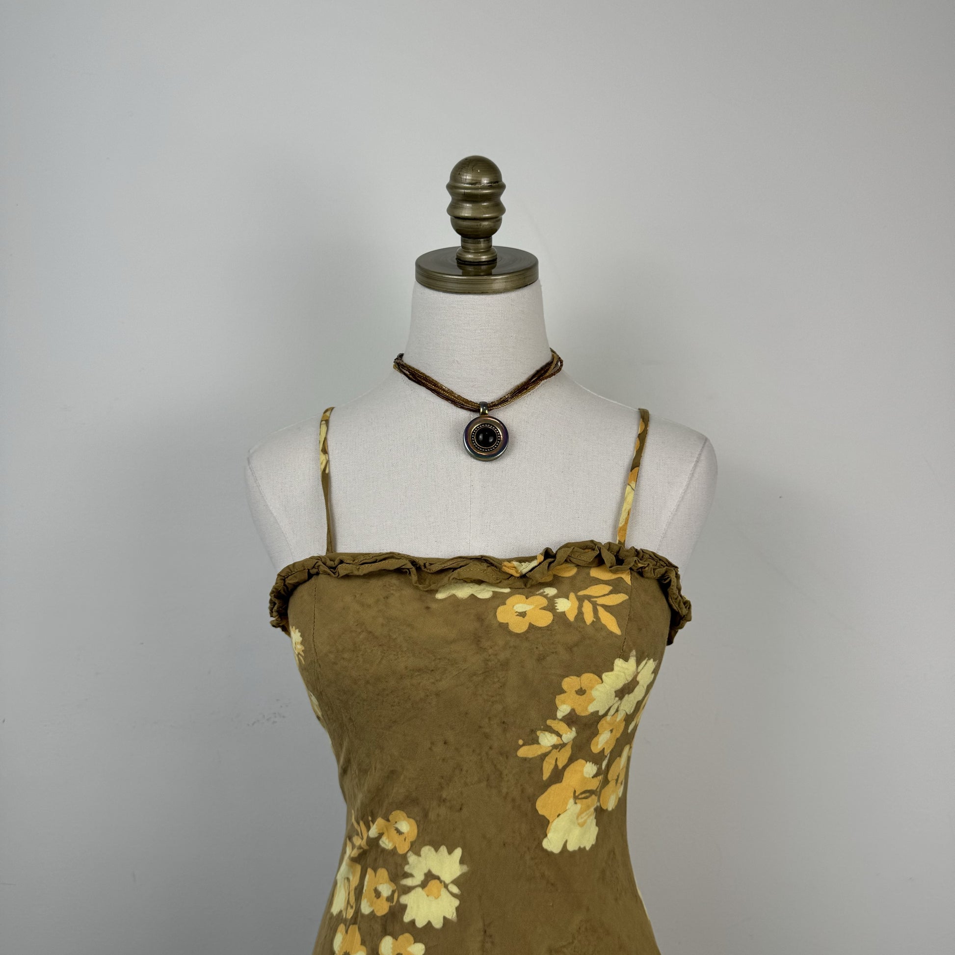 Nisa Dua Sand and Yellow Floral Sundress – view 7