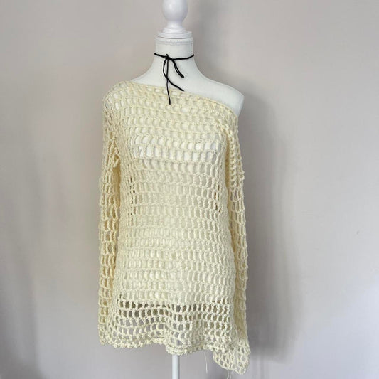 Off The Shoulder Crochet Top | Women's Crochet Top | Transcend Vintage
