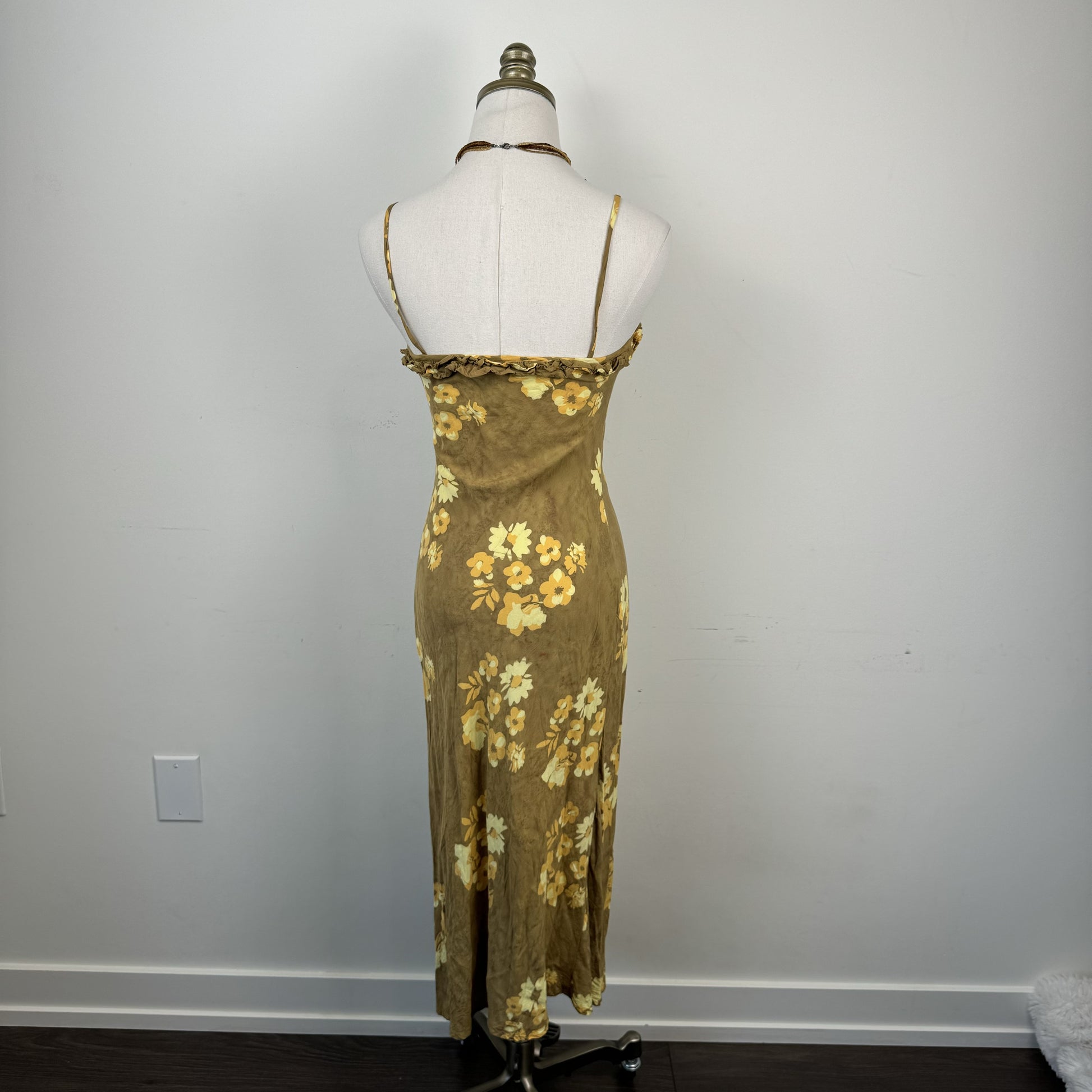 Nisa Dua Sand and Yellow Floral Sundress – view 4