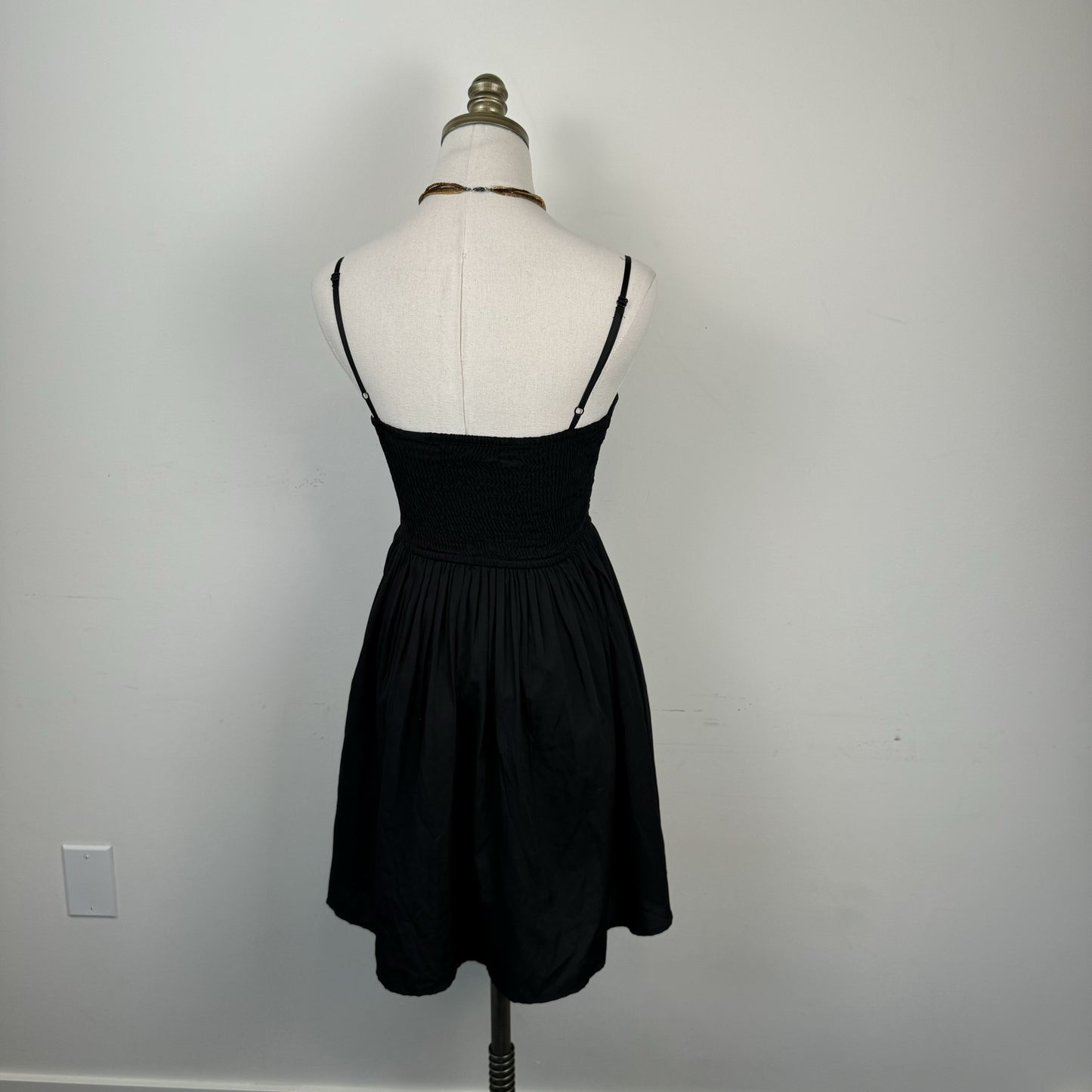 Band of Gypsi Black Corset Bust Babydoll Mini Dress – view 4