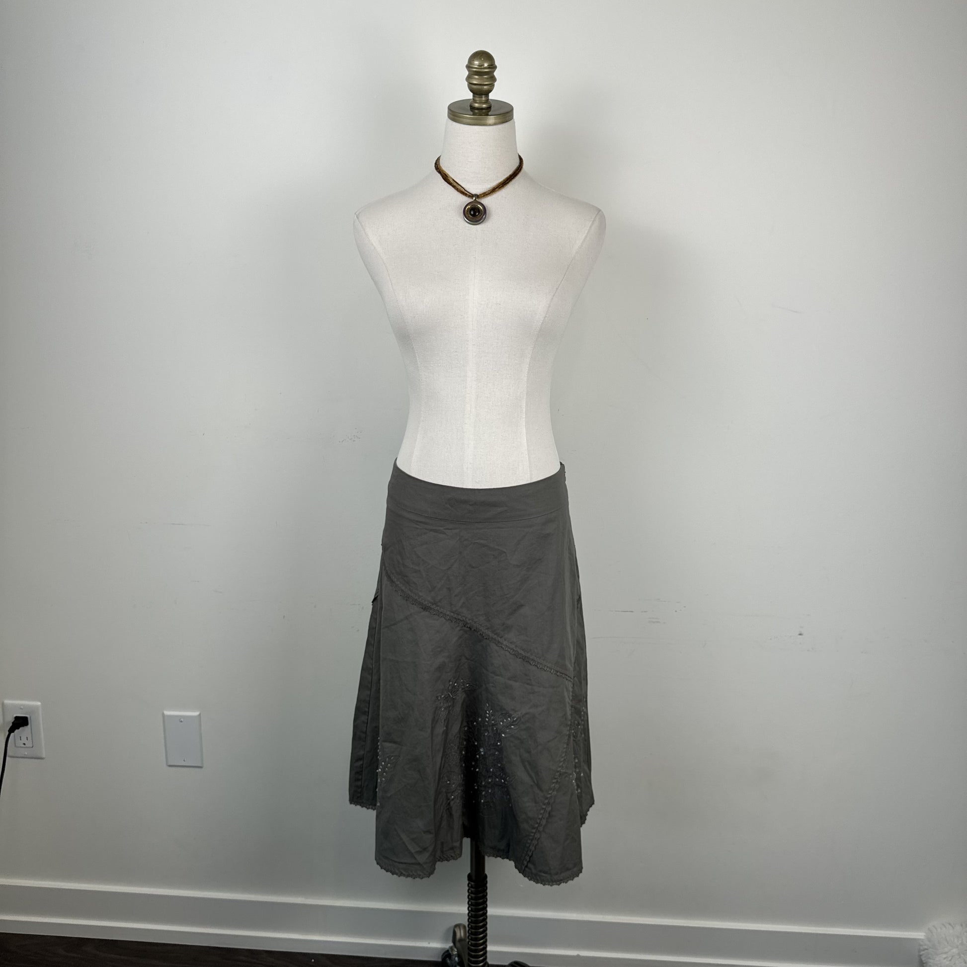 Esprit White Linen Off Shoulder Tie Up Beaded Top – view 6