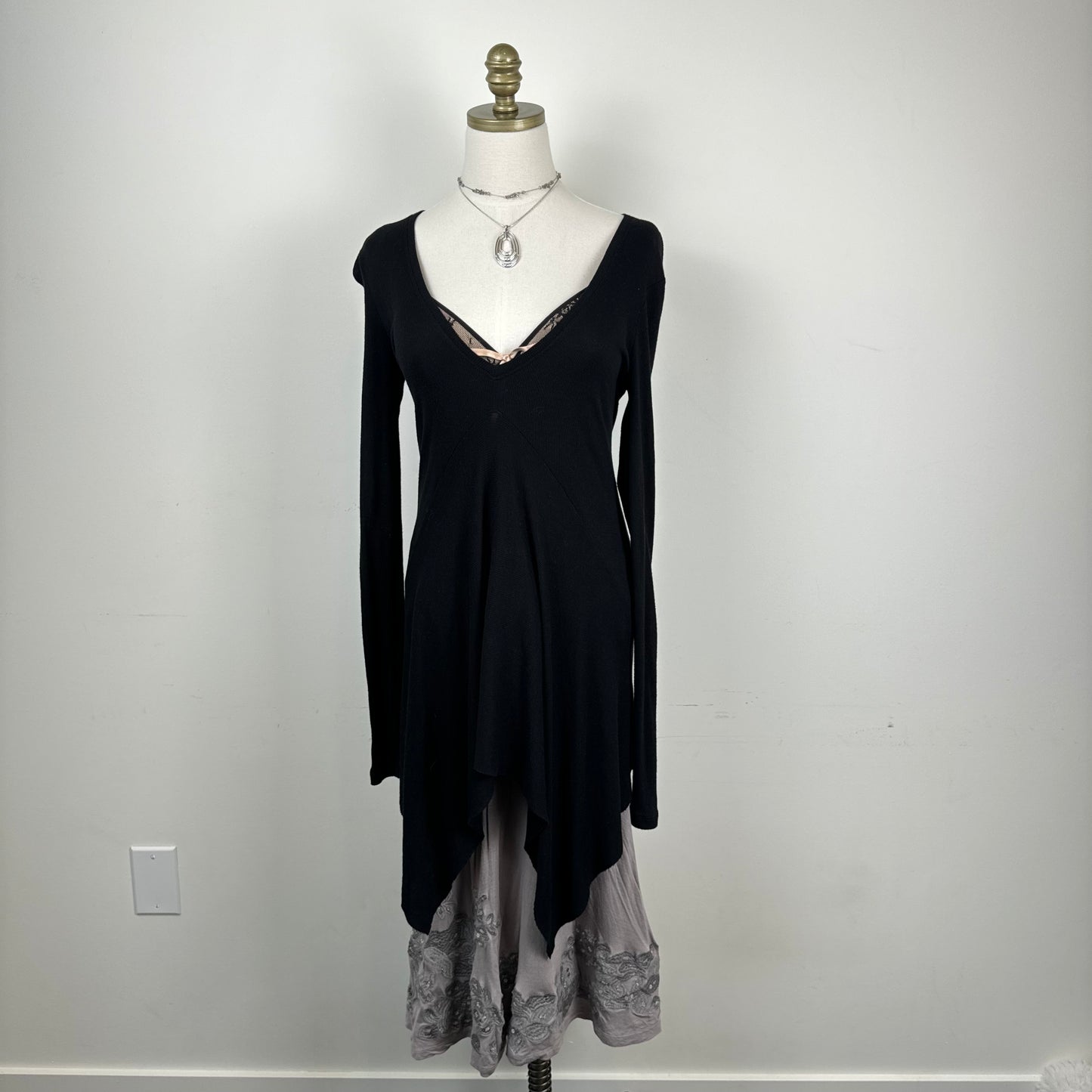 BCBG Black Pixie Long Dress