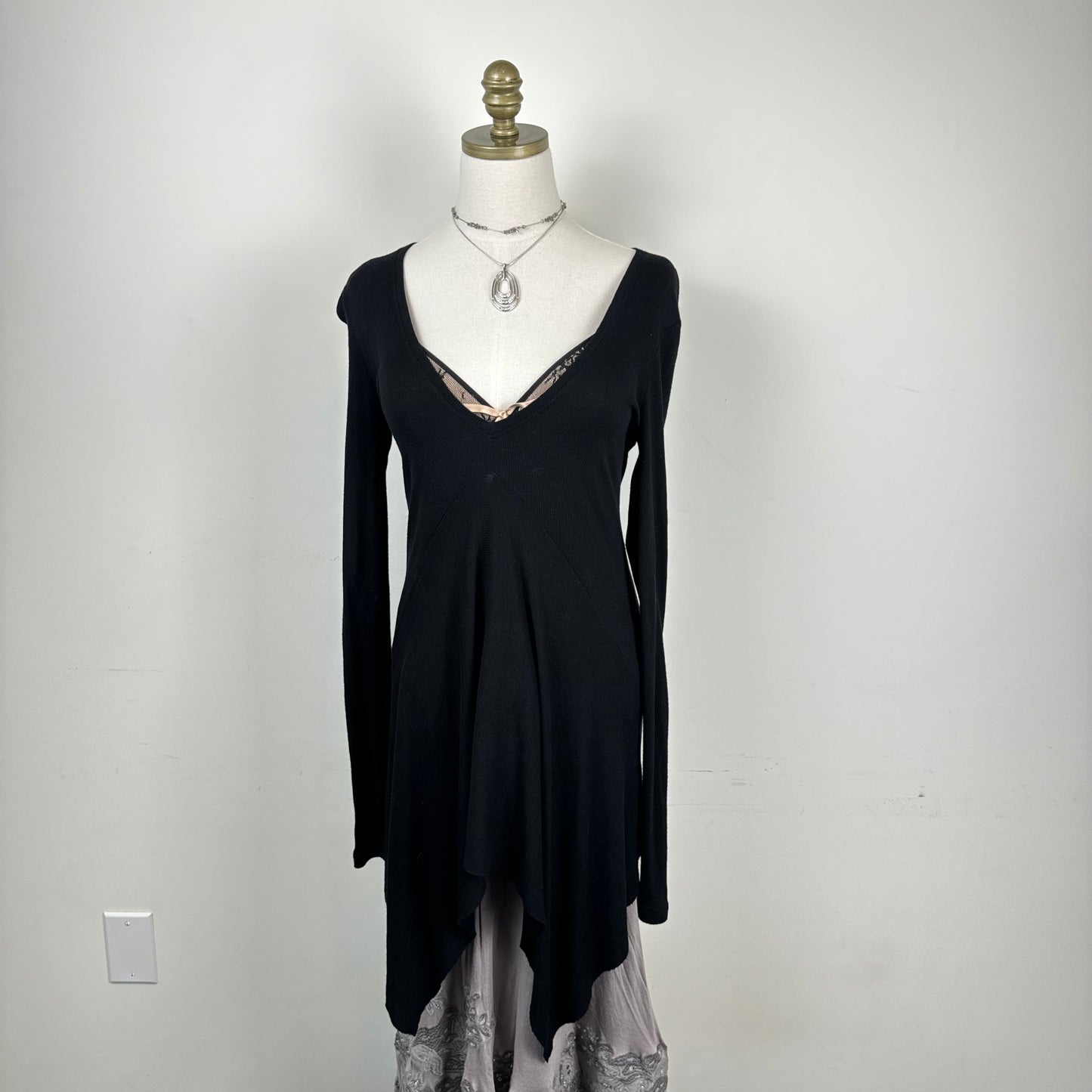 BCBG Black Pixie Long Dress