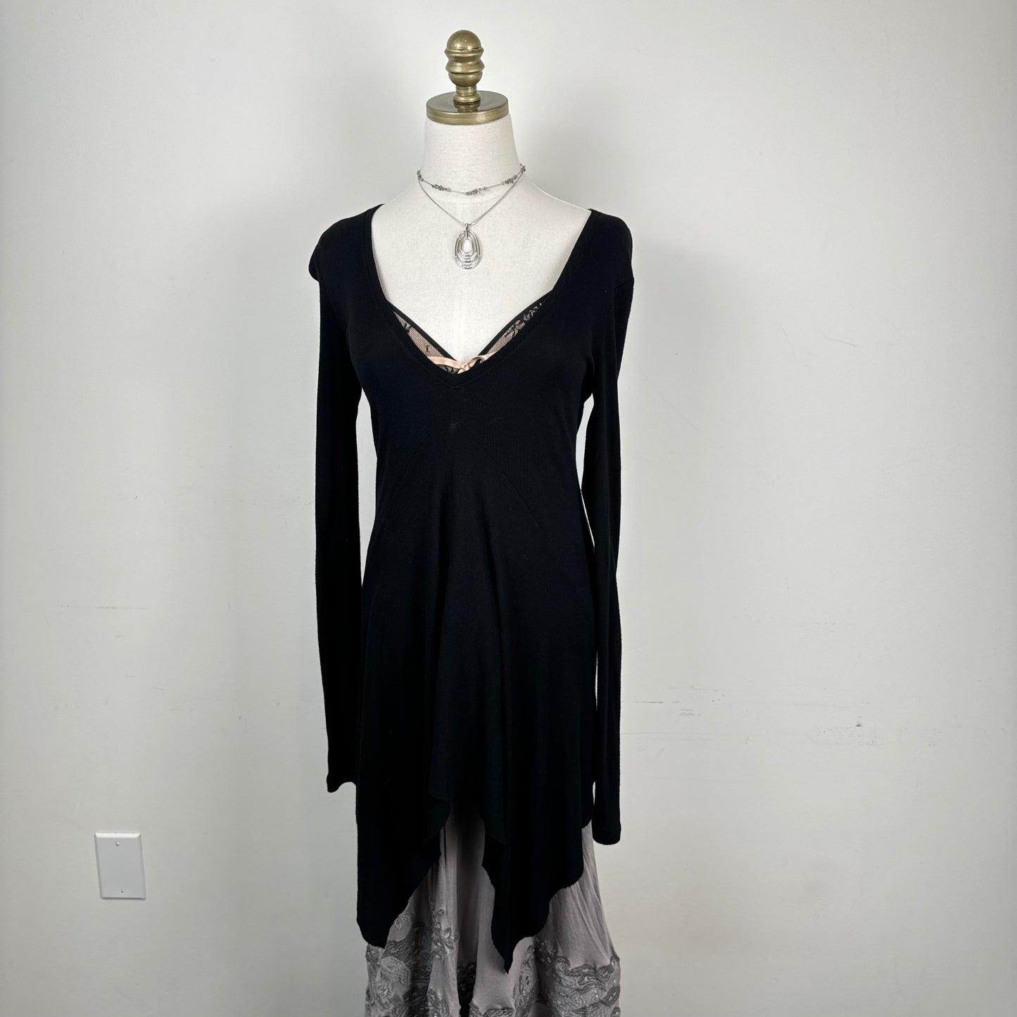BCBG Black Pixie Long Dress