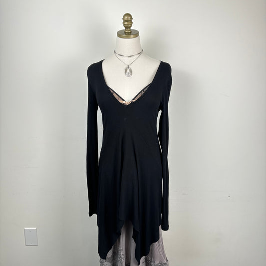 BCBG Black Pixie Long Dress