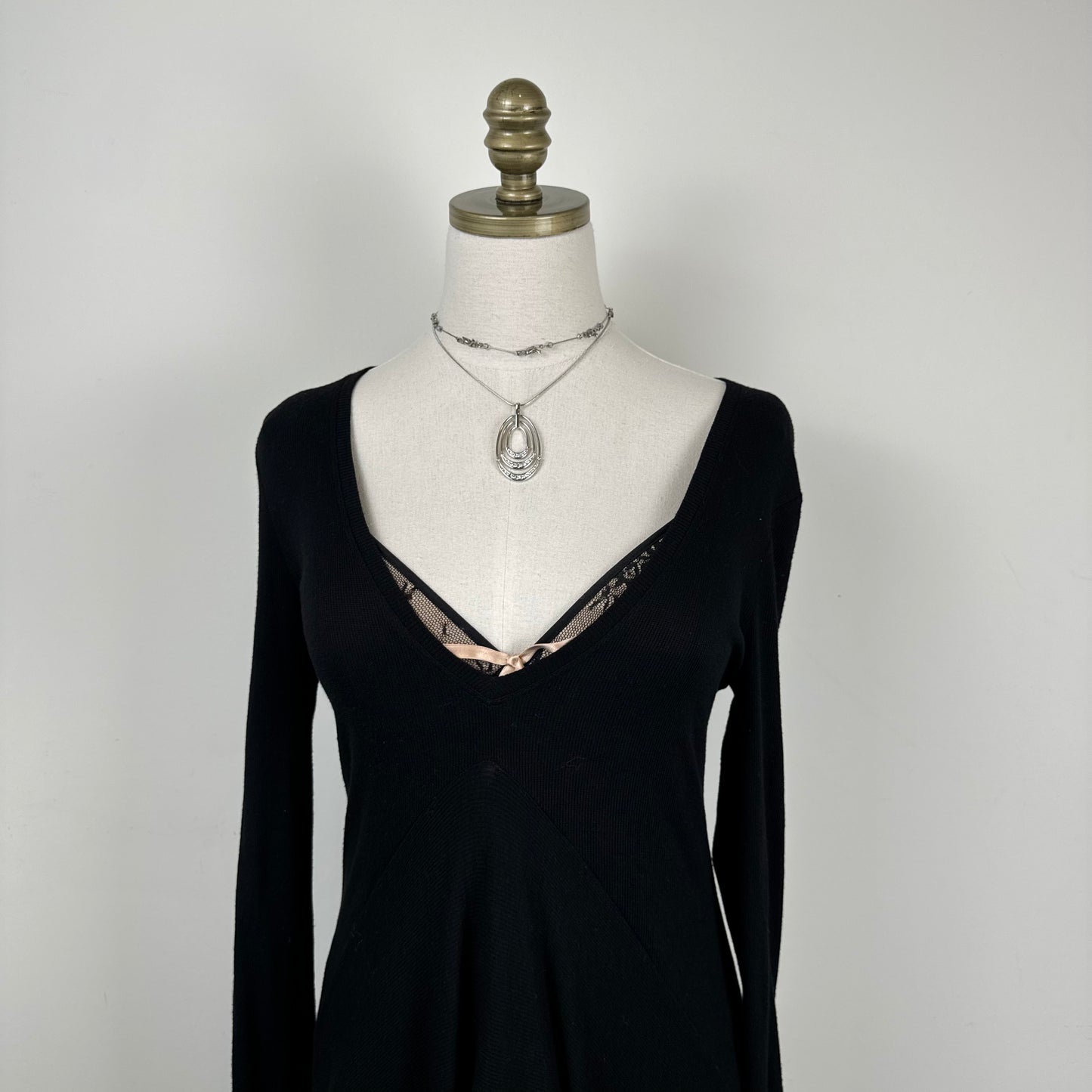 BCBG Black Pixie Long Dress
