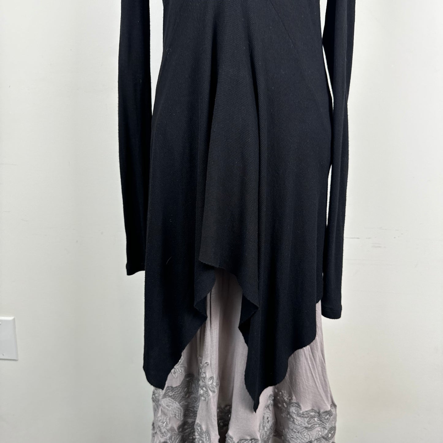 BCBG Black Pixie Long Dress