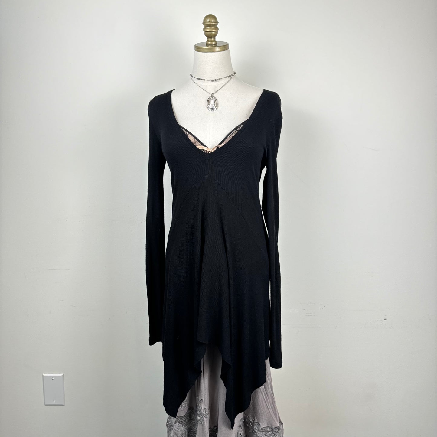 BCBG Black Pixie Long Dress