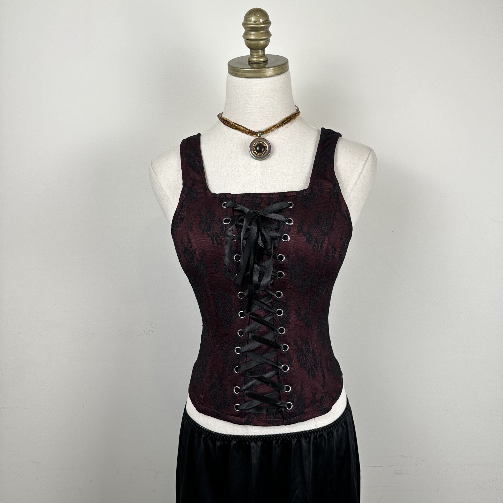 Whimsy  Lace Up Corset Top – view 3