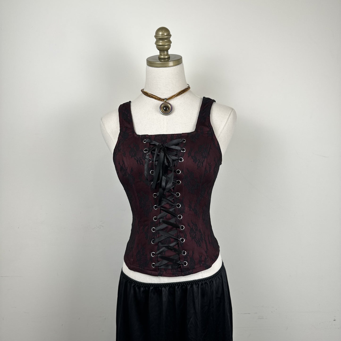 Whimsy  Lace Up Corset Top – view 4
