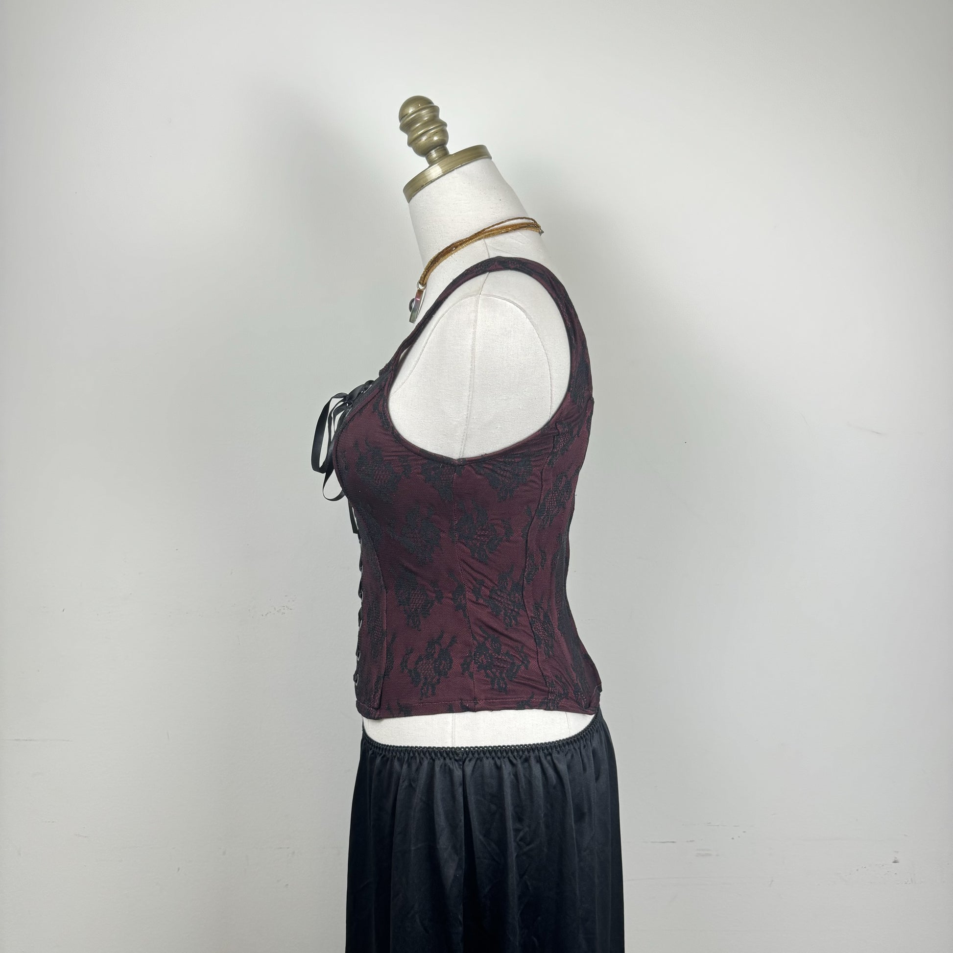 Whimsy  Lace Up Corset Top – view 5