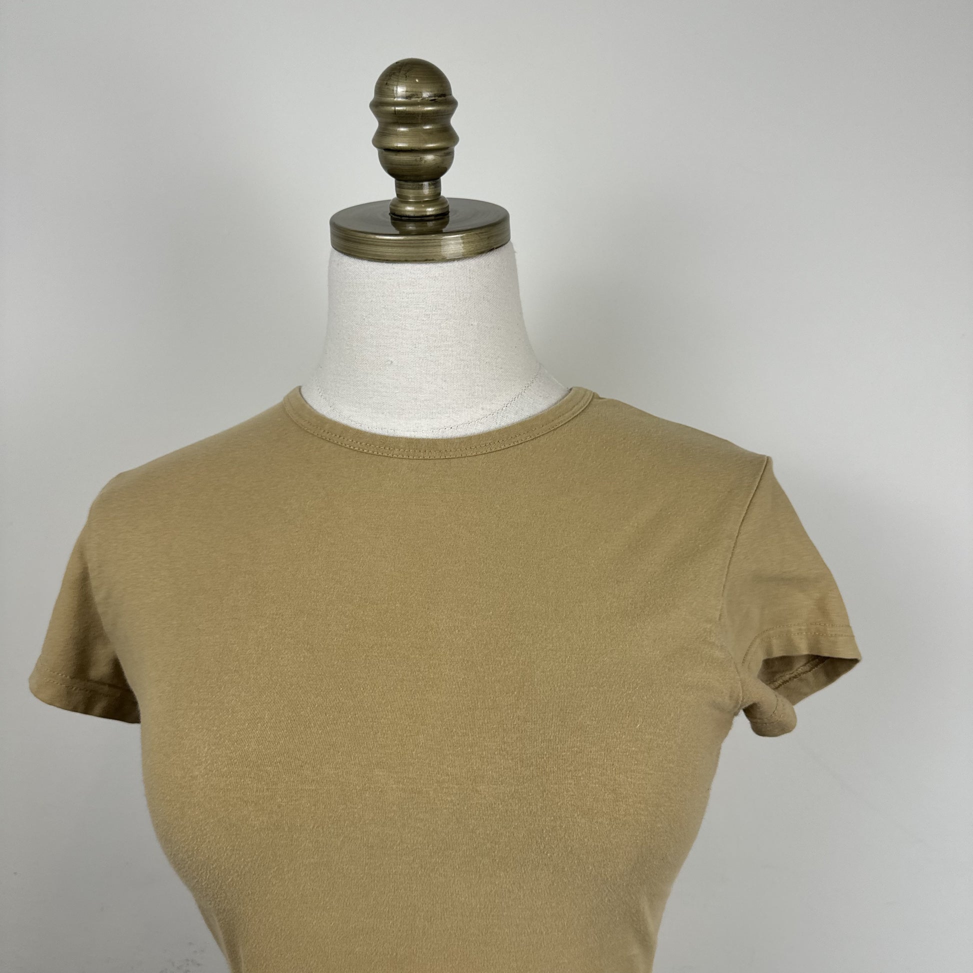 90s Dynamite Sand Fitted Baby Tee Short Sleeve – view 5
