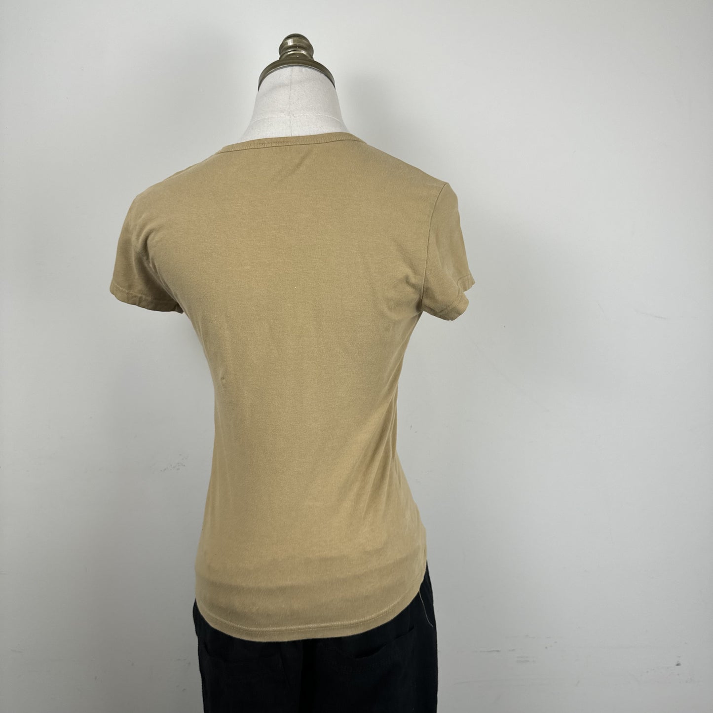 90s Dynamite Sand Fitted Baby Tee Short Sleeve – view 3