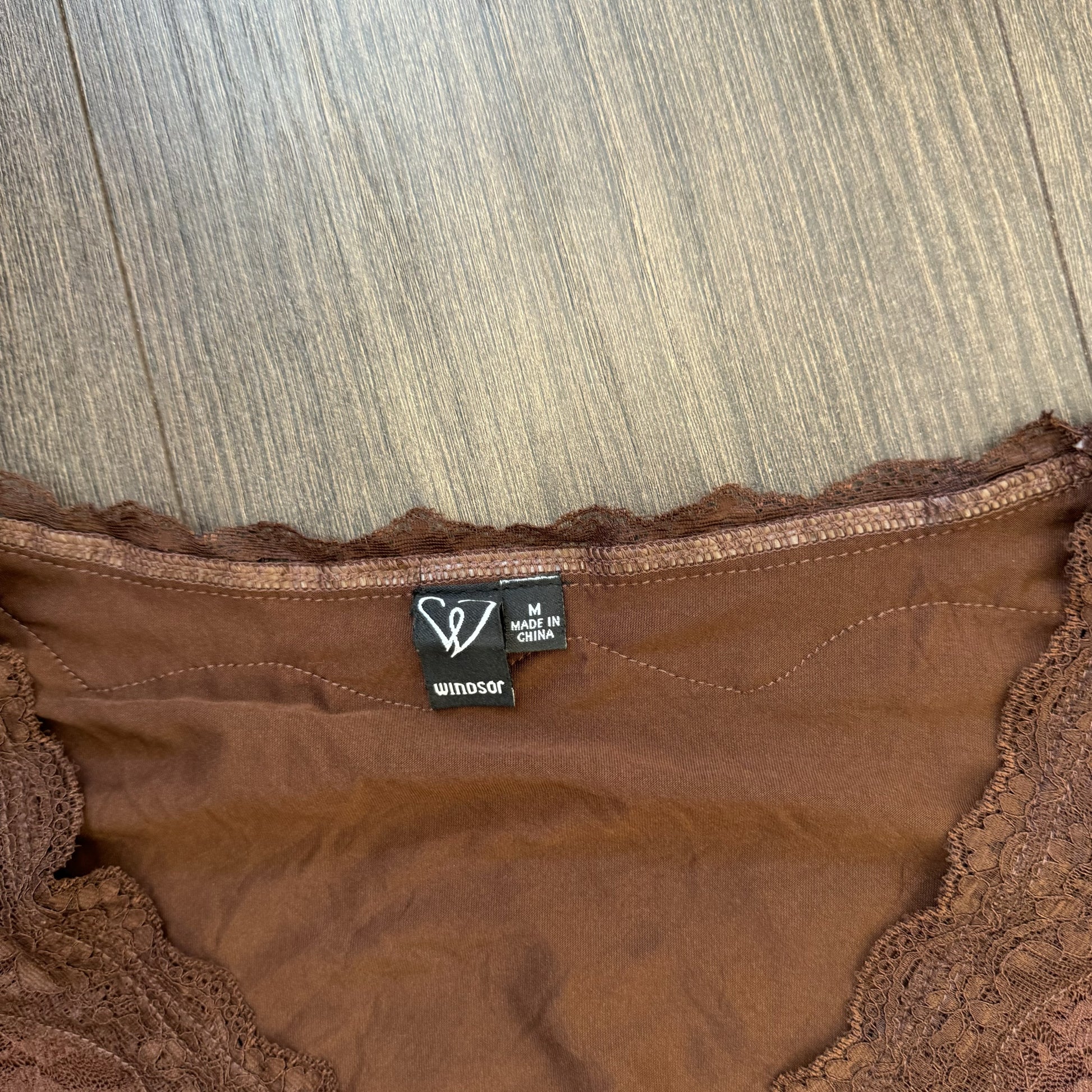 Y2K Brown Lace Bell Sleeve Babydoll Top – view 11