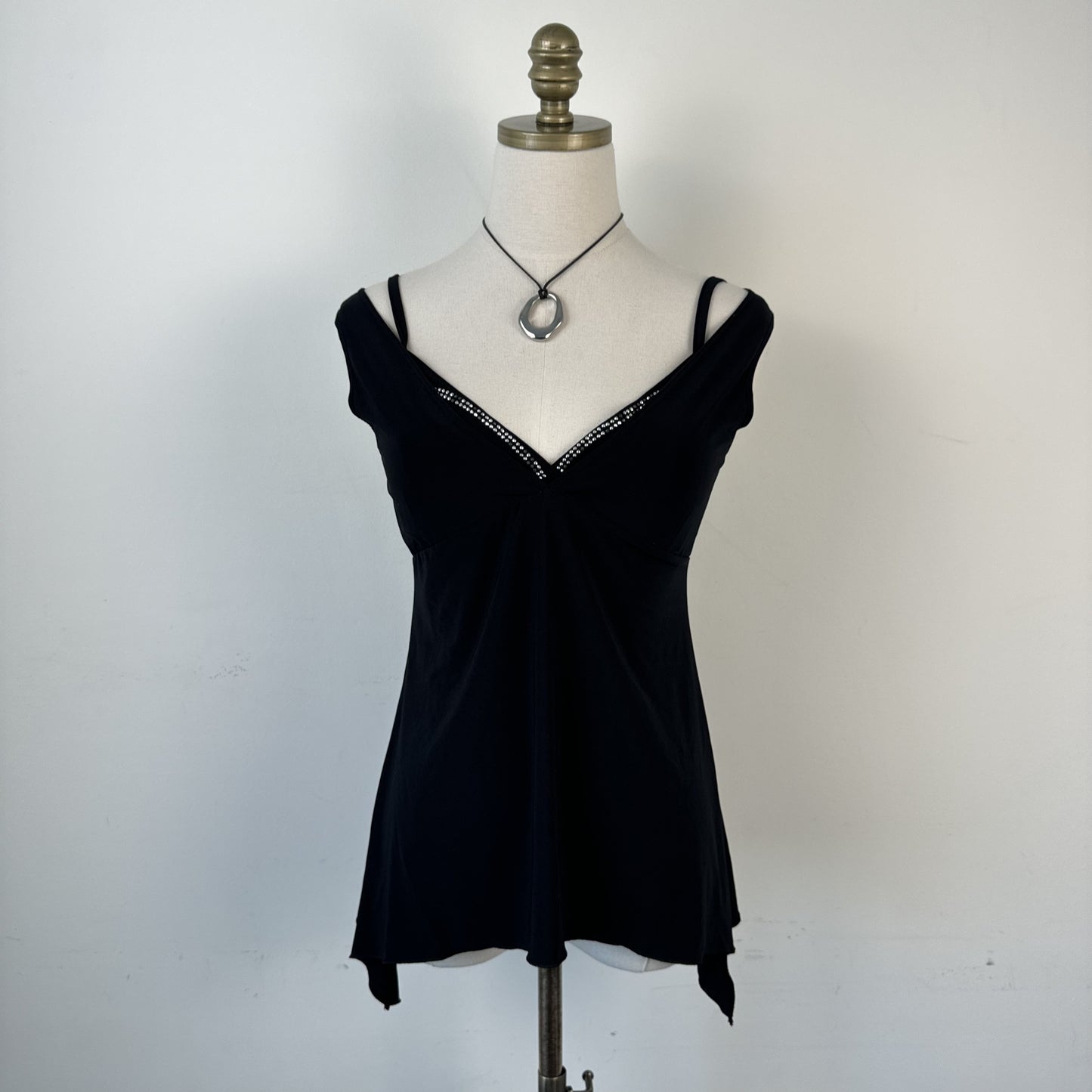 Vintage Black Pixie Babydoll Top – view 4