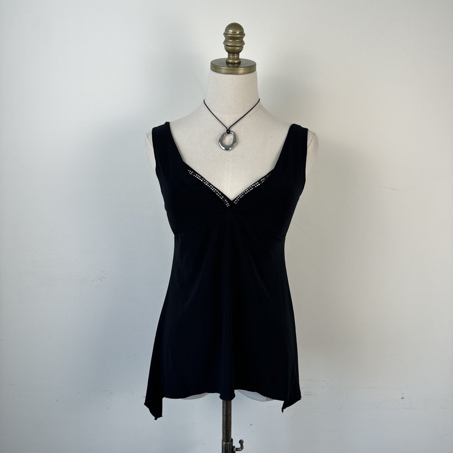 Vintage Black Pixie Babydoll Top – view 6