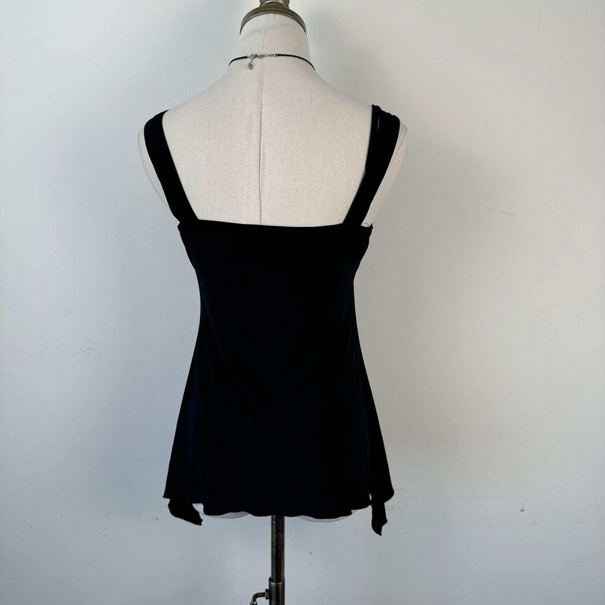 Vintage Black Pixie Babydoll Top – view 8