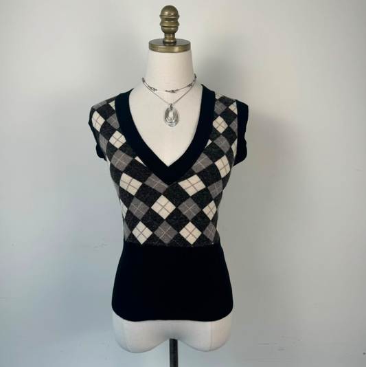 Costa Blanca Argyle vest